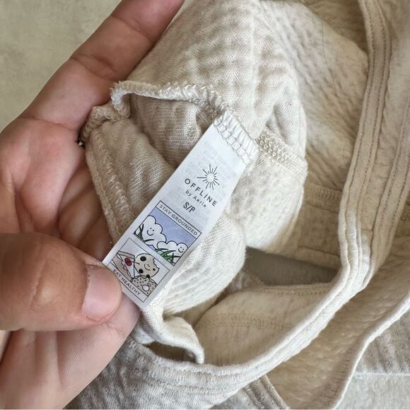 Aerie Offline Sports Bra Cream Size Small - Picture 7 of 7